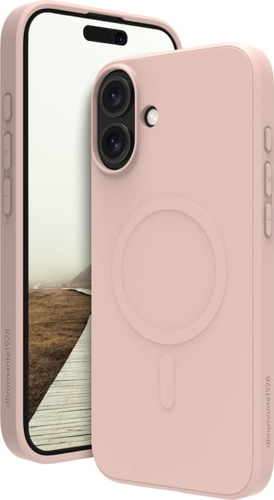 Dbramante1928 - Greenland Pro Mag geschikt voor iPhone 16 Plus Hoesje - pink sand