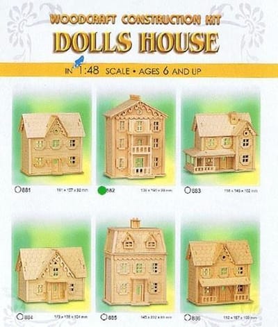 Bouwdoos Poppenhuis 6 ass. 881-886.
