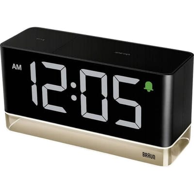 Braun 67128 Wekker Zwart Groot display