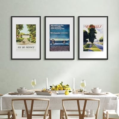 PromoHome A2 Fotolijst Set - 3 Zwarte Lijsten voor 42x59,4 cm Foto's