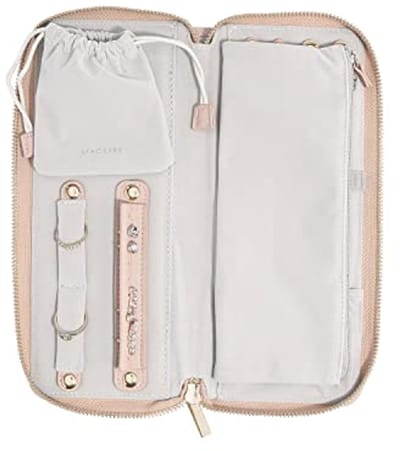 Sieraden Roll in Blush Roze voor Organisatie en Reis