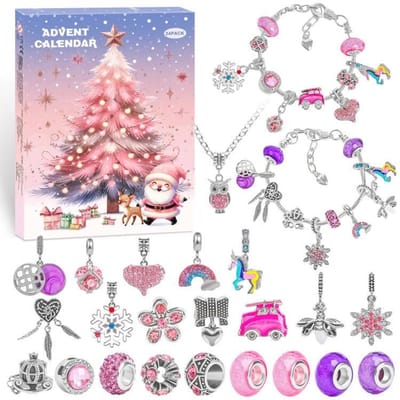 DIY Adventskalender voor Kinderen 2025 - 24 Dagen Sieraden maken met Kralen en Armbanden