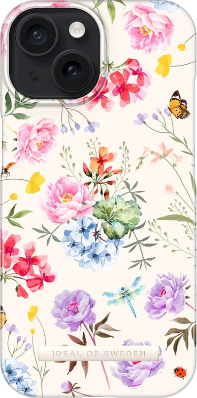 iDeal of Sweden Printed Case geschikt voor Apple iPhone 15 Flower Forever