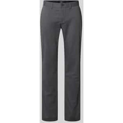 Klein motief broek met achterzakken
