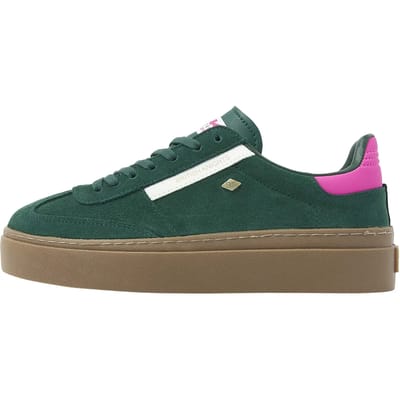 British Knights - Re-Issue Dames Sneakers Laag - Maat 37 - Groen - Suede - Vrouwen Schoenen