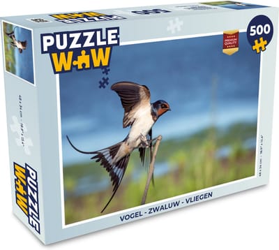 Puzzel Vogel - Zwaluw - Vliegen - Legpuzzel - Puzzel 500 stukjes