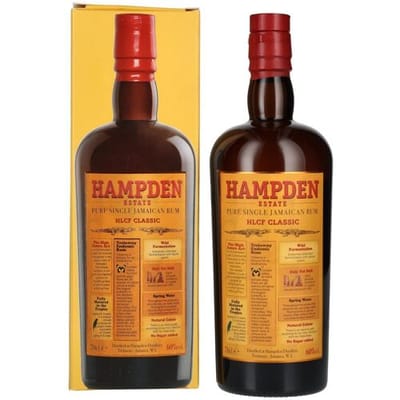 Hampden Rum Hampden HLCF CLASSIC Estate Pure Single Jamaican Rum 60% Vol. 0,7l in geschenkverpakking