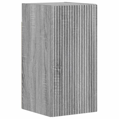vidaXL - Badkamer - wandkast - ARNHEM - Grijs - Sonoma - 30 - x - 31 - x - 59 - cm