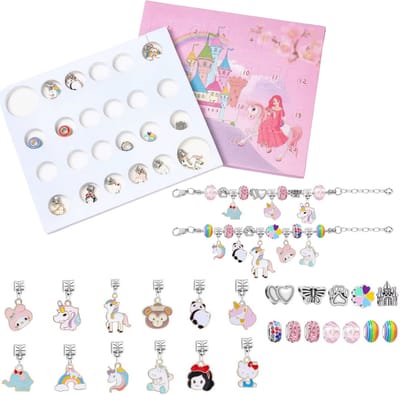 Unicorn Sieraden Knutselset – Armband & Bedels DIY Set – Adventskalender 2026