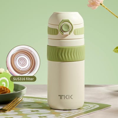 450ml SUS-316 Grote Capaciteit Roestvrijstalen Thermoskan Draagbare mini Vacuümfles Reizen Kamperen schattige kleurrijke Mok 450ml