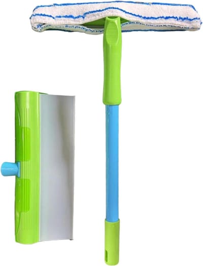 Ruitenreiniger - Glaswasser - Streeploos Reinigen - Praktisch Reservoir - 39x30cm - Groen