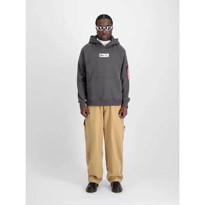Hoodie Alpha Industries Metal Plate