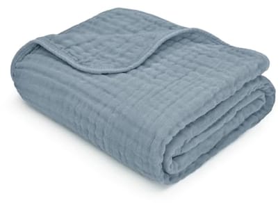 Zachte Muslin Babydeken voor Pasgeborenen en Peuters - Ademend en Veelzijdig 101,6 x 101,6 cm