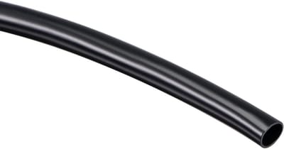 Flexibele PVC slang voor bescherming van kabels en draden, 3 meter lang, 5 mm ID, 6 mm OD, zwart, duurzaam en weerbestendig