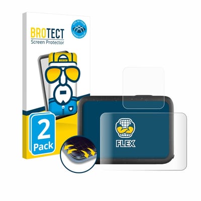 BROTECT - Screenprotector voor GoPro Hero 12 Black - Folie Beschermfolie transparant volledig dekking - 2 Stuks