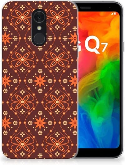 LG Q7 TPU bumper Batik Brown