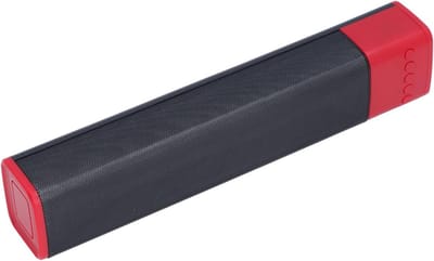 Draadloze Soundbar - Draagbare Speaker - Feest Muziek - Dynamisch RGB Licht - 32 x 7 x 6 cm - Rood