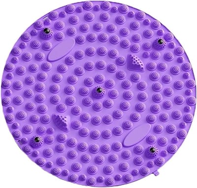Acupressuur Mat - Voetmassage Pad - Ontspanning Bevorderen - Huidvriendelijke Materialen - 700 g - Paars