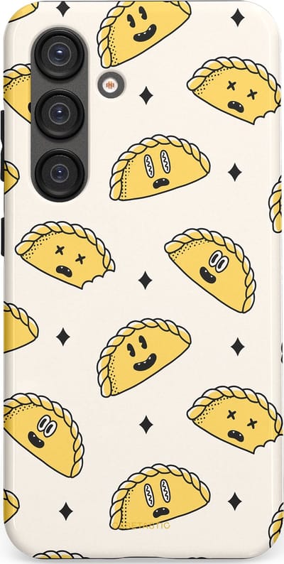 Casetastic Hoesje Geschikt voor Samsung S25 - Stijlvolle Beschermende Duo-layer Case - Pastei gerei