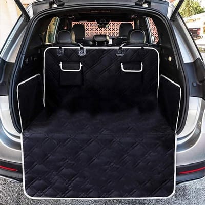 Honden Autostoelhoes - Kofferbakbeschermer - Auto Beschermen - Waterdicht Oxford Materiaal - 185x103cm - Zwart