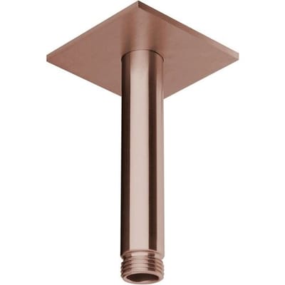Herzbach DESIGN iX PVD ceiling arm seven square for rain shower 10 cm 21.964810.2.39