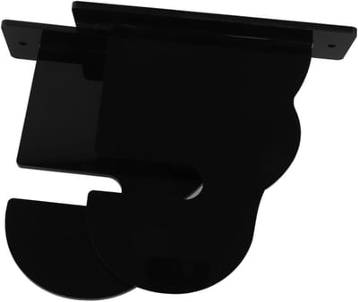 Skateboard Hanger - Muurbeugel Board - Sportuitrusting Opbergen - Verstelbare Beugels - 15 x 14.5 x 4 cm - Zwart