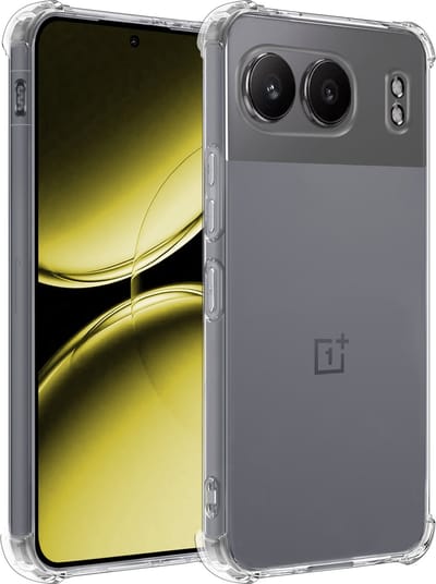 Hoesje - Geschikt voor OnePlus Nord 4 - Sterk & Shockproof - Siliconen Case - Back Cover - Telefoon Hoes Shock Proof - Telefoonhoesjes - Transparant
