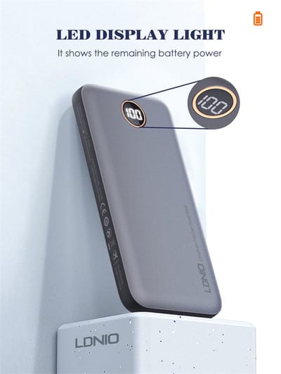 powerbank 10000mAh Ultra Slim Led Digital Display Power Bank P10