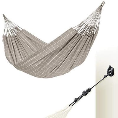 Kingsize Multifunctionele Hangmat - 180 cm Breed Handgemaakt in Colombia voor Binnen en Buiten