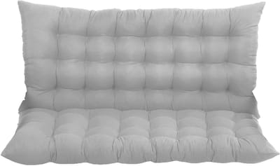 Schommelstoel Kussen Set - Tuinkussen Vervanging - Buiten Ontspannen - Verdikking 8cm - 100x100x8cm - Grijs