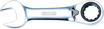 Ratelringsteeksleutel - Combinatiesleutel Kort - Klus Klussen - FlankTraction Profiel - 10 mm - Gekleurd