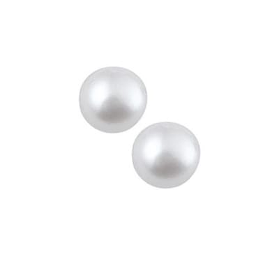 YO&NO - Oorbellen - Zilver -  Oorknoppen - Imitatieparel - 5mm - Sieraden vrouw - zilver 925