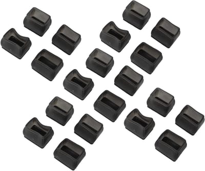 Stoelpootdoppen - Meubelbeschermers - Vloeren Beschermen - Ruisonderdrukking - 20 Stuks - Transparant