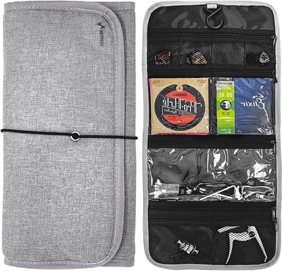 Guitar Accessory Organizer Tas voor Gemakkelijke Toegang tot Picks, Strap, Capo en Snaren - Vouwbare Opbergoplossing
