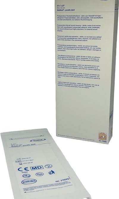 Maimed Porefix eilandpleister 30 cm x 10 cm wondpleister kleefverband latexvrij 25 stuks
