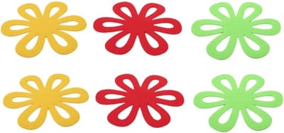 6 Stuks Panbeschermers – 3 Maten – Anti-Kras – Bloemen – Kookgerei Beschermen – Pannen – Potten – Voorkomt Krassen – Duurzaam – Handig – Keuken – Praktisch – Decoratief – Efficiënt – Verschillende Maten