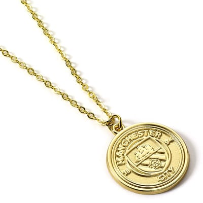 The Carat Shop - Manchester City Voetbal Club Embleem Vergulde Halsketting - Collier