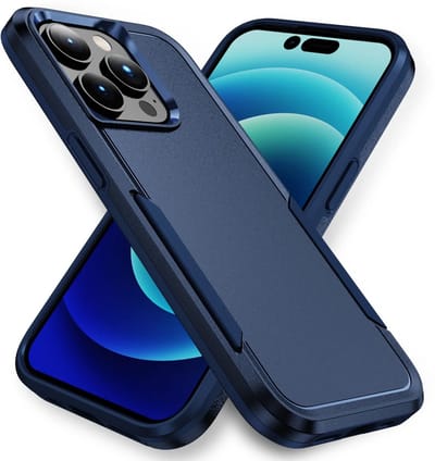 Back Cover Geschikt voor Apple iPhone 14 Pro | Rugged Hoesje | Beschermhoes | Schokbestendige Hardcase | Shockproof | Tegen Vallen | Blauw