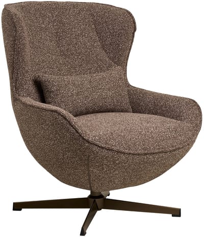 House Nordic Fauteuil Blenheim - Bruin Draaibaar