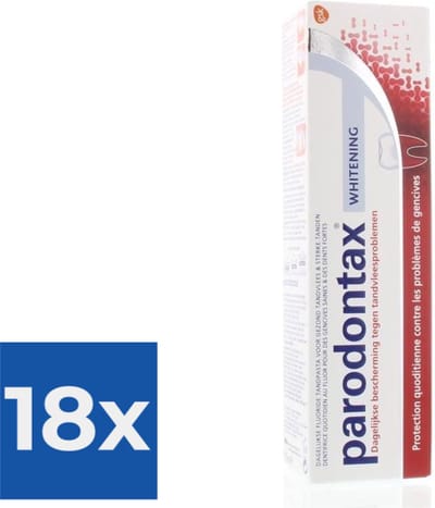 Parodontax tandpasta Whitening 75ml - Voordeelverpakking 18 stuks
