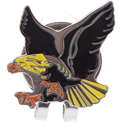 Duurzame Roestvrijstalen Golf Hoed Cap Clip met Magnetische Bal Marker Accessoire Hawk white