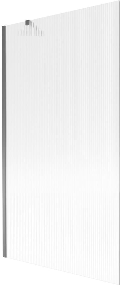 Mexen Next badwand 1-vleugelig 100 x 150 , strepen, gun metal - 895-100-000-00-09-95