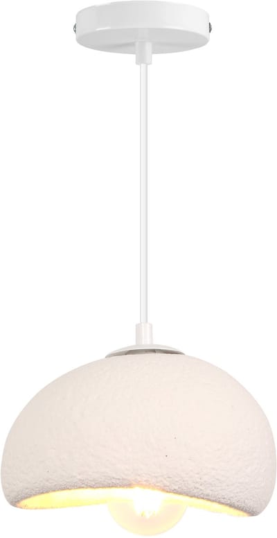 Moderne Hanglamp E27 Kroonluchter 20cm Plafondlamp voor Slaapkamer Woonkamer Keuken Wit