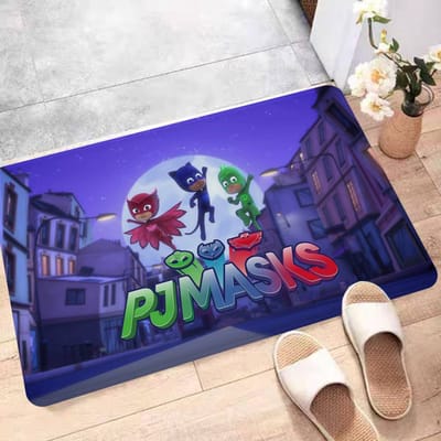 Cartoon PJ M-Maskers Kamer Matten Retro Meerkeuze Woonkamer Keuken Kleed Antislip Welkomstmat 40x60 cm