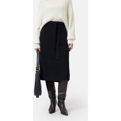 Closed Wool Wrap Skirt Black Größe: XS | Midiröcke Outlet | Damen | Schwarz