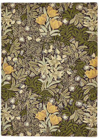 Morris & Co Bower Twining Vine Green 128207 - 140 x 200 cm