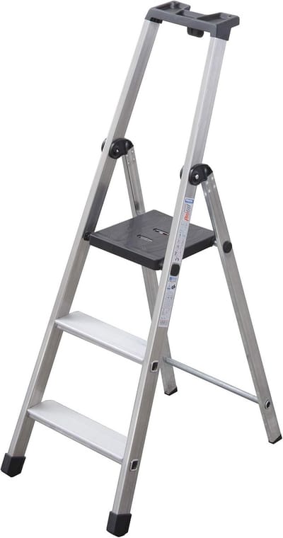 Aluminium Ladder met 3 Treden – Veilig en Lichtgewicht