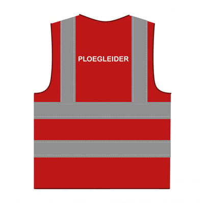 Ploegleider hesje RWS rood