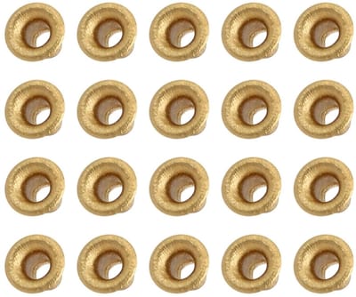 Hollow Rivets M2x2mm - 100 Stuks Messing Geplateerde Doorvoerrivetten voor PCB Platen en Elektronica