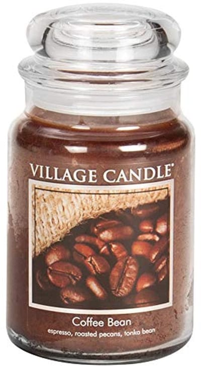 Grote Bonenkoffie Geurkaars in Glas, 737 g, Bruin, 9,7 x 9,5 cm